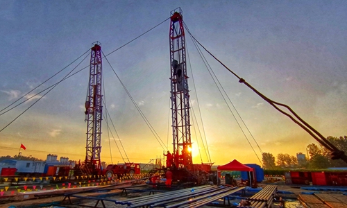 The Wei 11 natural gas storage  Photo: Courtesy of Sinopec