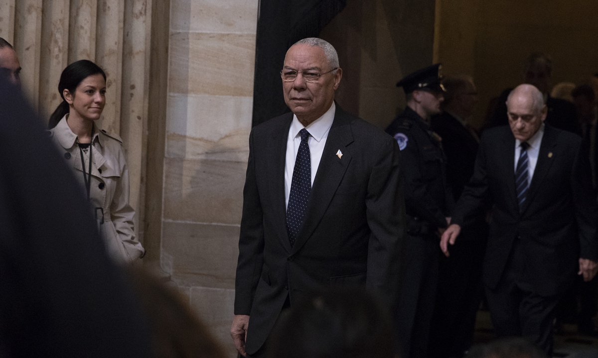 Colin Powell dies of COVID-19 complications - Global Times