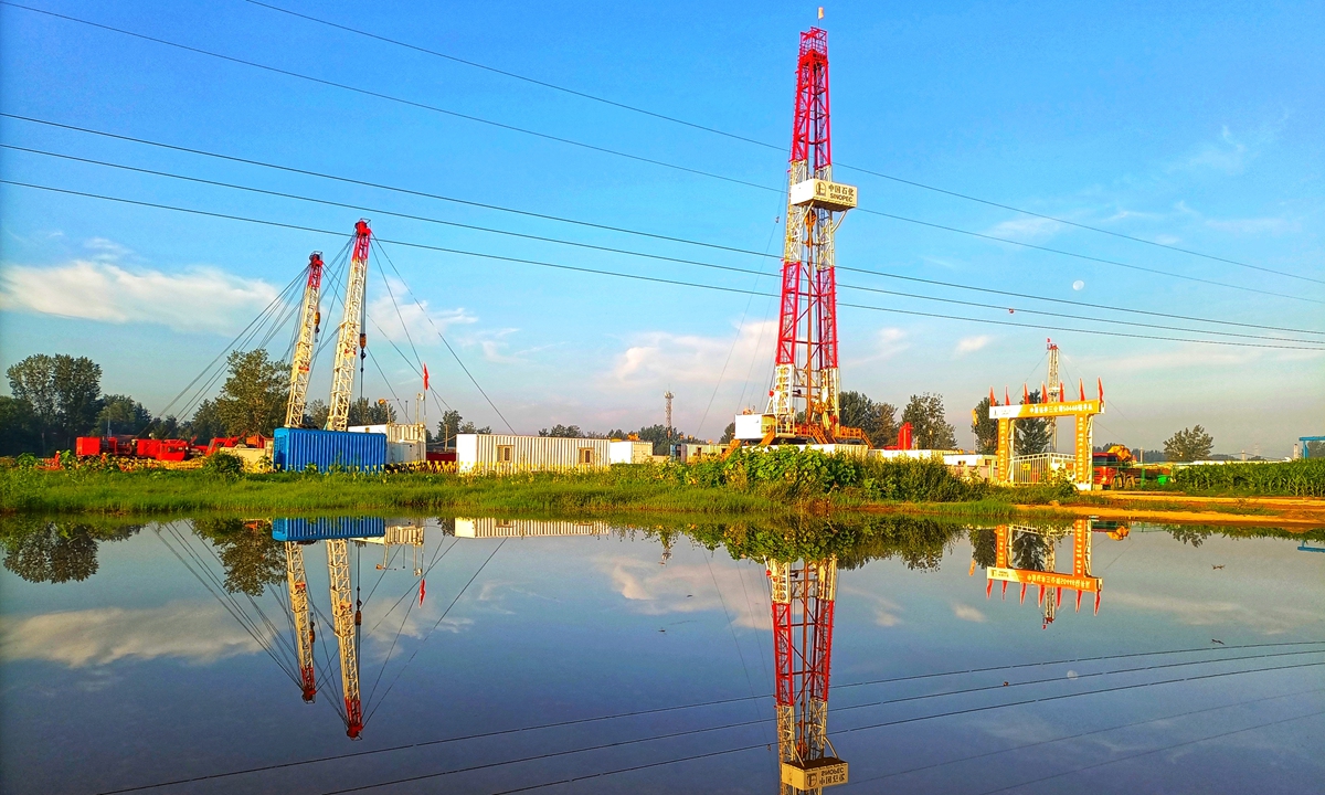 Zhongyuan gas storage group Photo: Courtesy of Sinopec