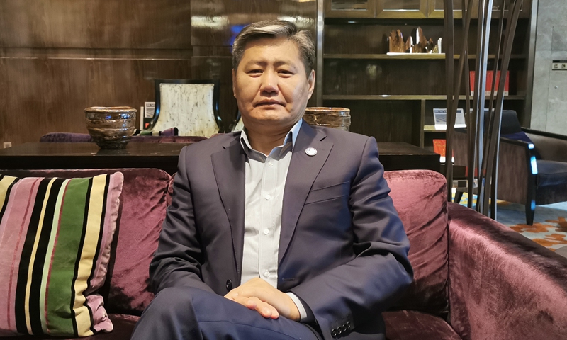 Mongolian Ambassador to China Tuvshin Badral Photo: Yin Yeping/GT