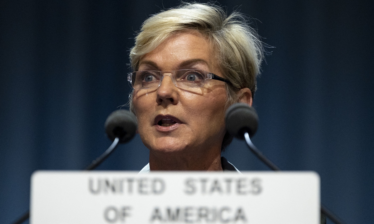 US Secretary of Energy Jennifer Granholm Photo: AFP
