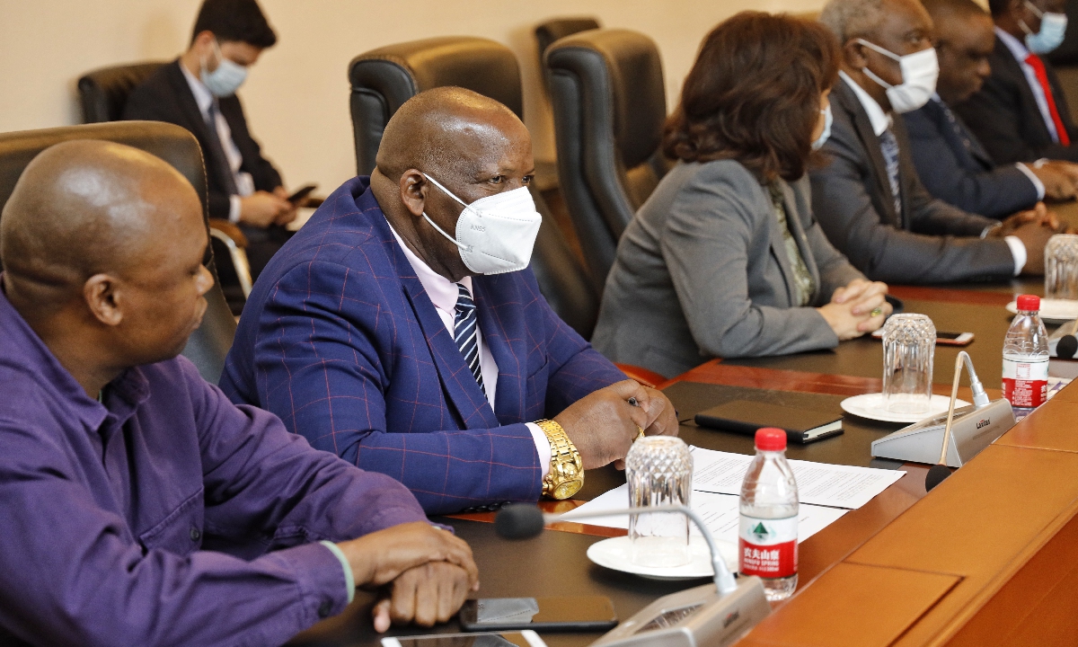 Zimbabwean Embassy in Beijing gathers ambassadors from countries of Southern Africa Development Community (SADC) at the Anti-Sanctions Day on Monday.Photo:Li Hao/GT