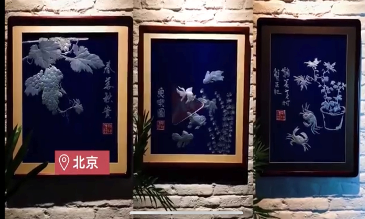 Photos of some beautiful some of the relief paintings the 45-year-old artist and former chef surnamed Li created from cans that have been circulating on the Chinese internet. Photo: screenshot from Sina Weibo