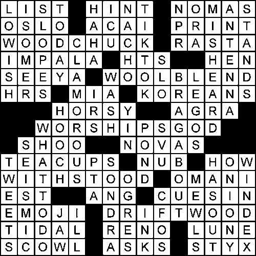Crossword Global Times