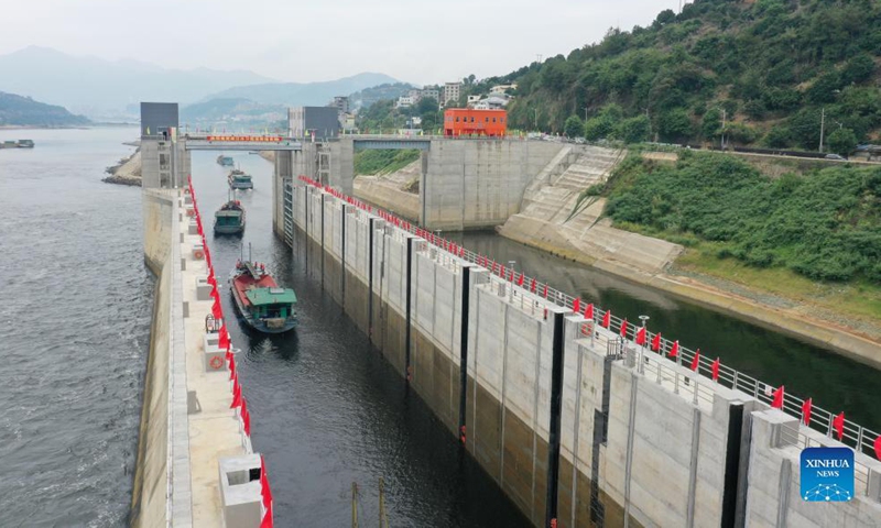 Water gates on Minjiang River in Fujian - Global Times