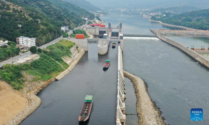Water gates on Minjiang River in Fujian - Global Times