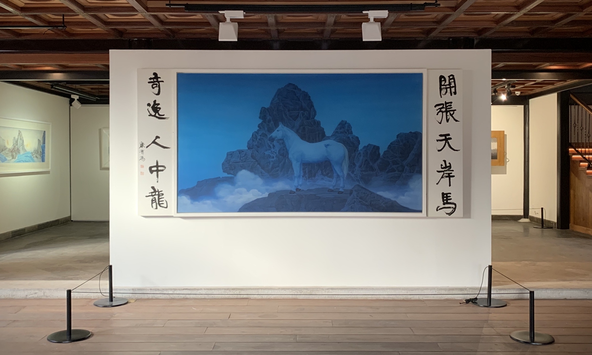 Xu Lei's works on display Photo: Courtesy of Zhang Yuyang 