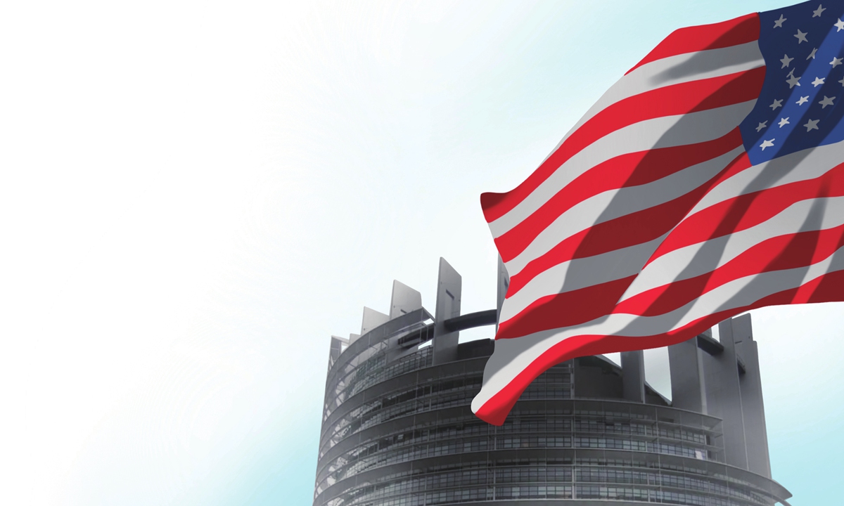 EU, US Illustration: Liu Rui/GT