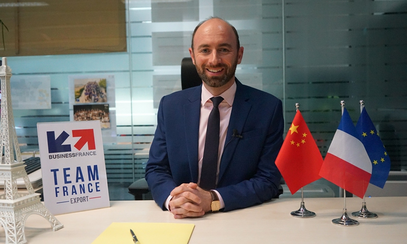 Commercial consul of the Consulate General of France in Shanghai Xavier Chatte-Ruols
