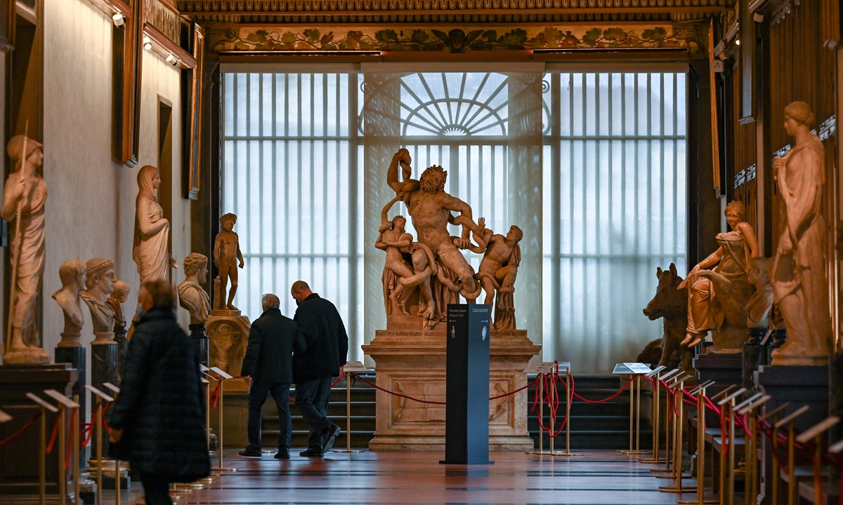 Uffizi gallery in Italy's Florence Photo: AFP