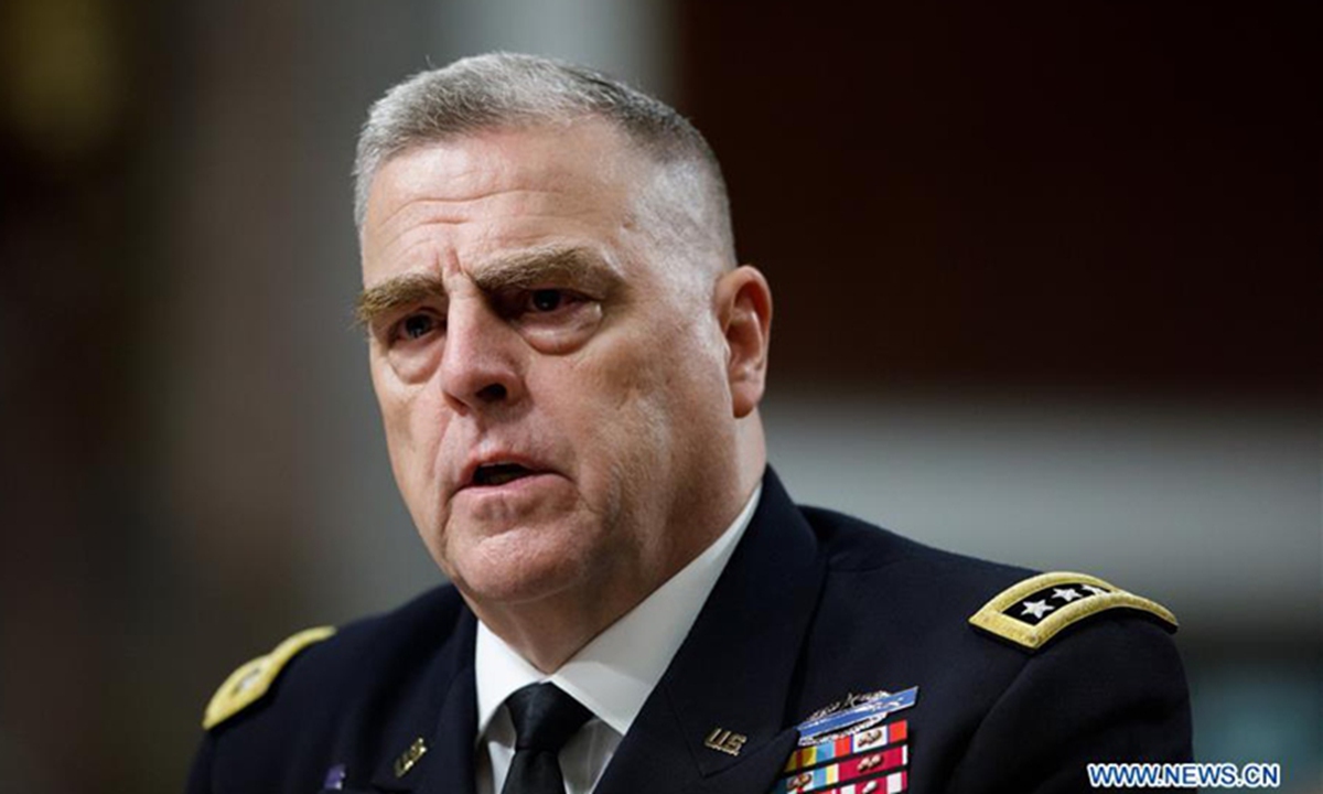 US Joint Chiefs of Staff Chairman General Mark Milley File photo: Xinhua

