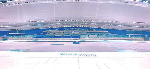 The speed skating venue for the Beijing 2022 Olympic Winter Games and Paralympic Winter Games 
Photo: Cui Fandi/GT