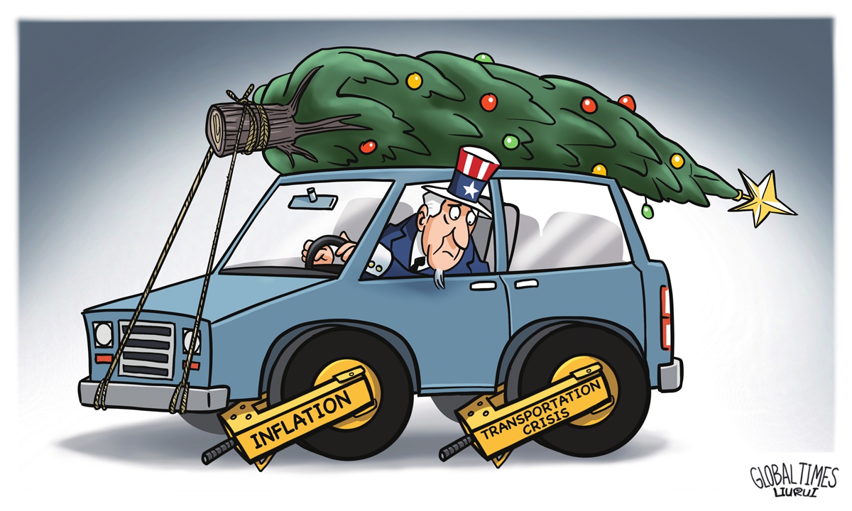 Dampening the Christmas spirit Illustration: Liu Rui/GT