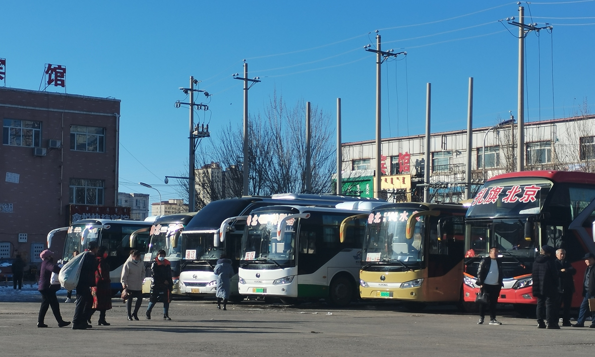 Traffic resumes in Tongliao, North China's Inner Mongolia Autonomous Region on November 12, 2021. Photo: VCG