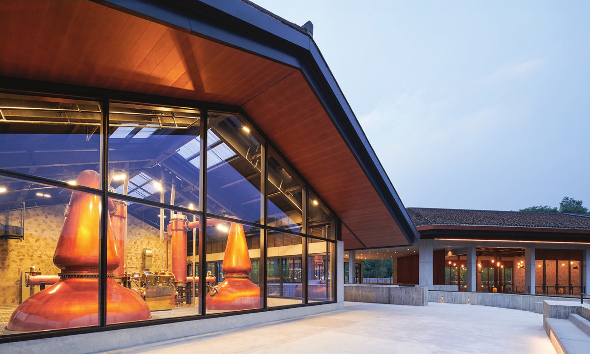 The distillation building of THE CHUAN Malt Whisky Distillery in Emeishan, Sichuan Province photo: courtesy of Pernod Ricard