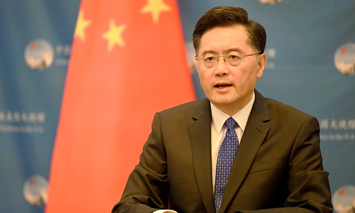 Chinese Ambassador to the US Qin Gang Photo:VCG