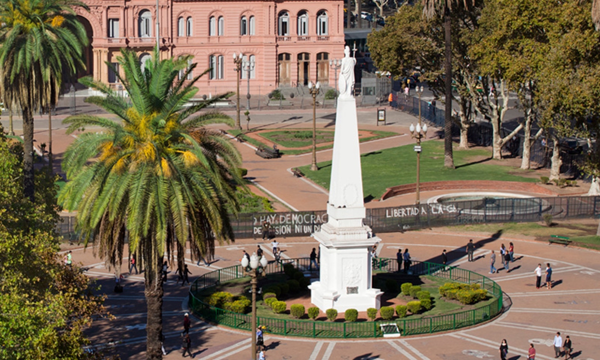 Plaza de Mayo, Buenos Aires, Argentina. Photo: Website of Buenos Aires city