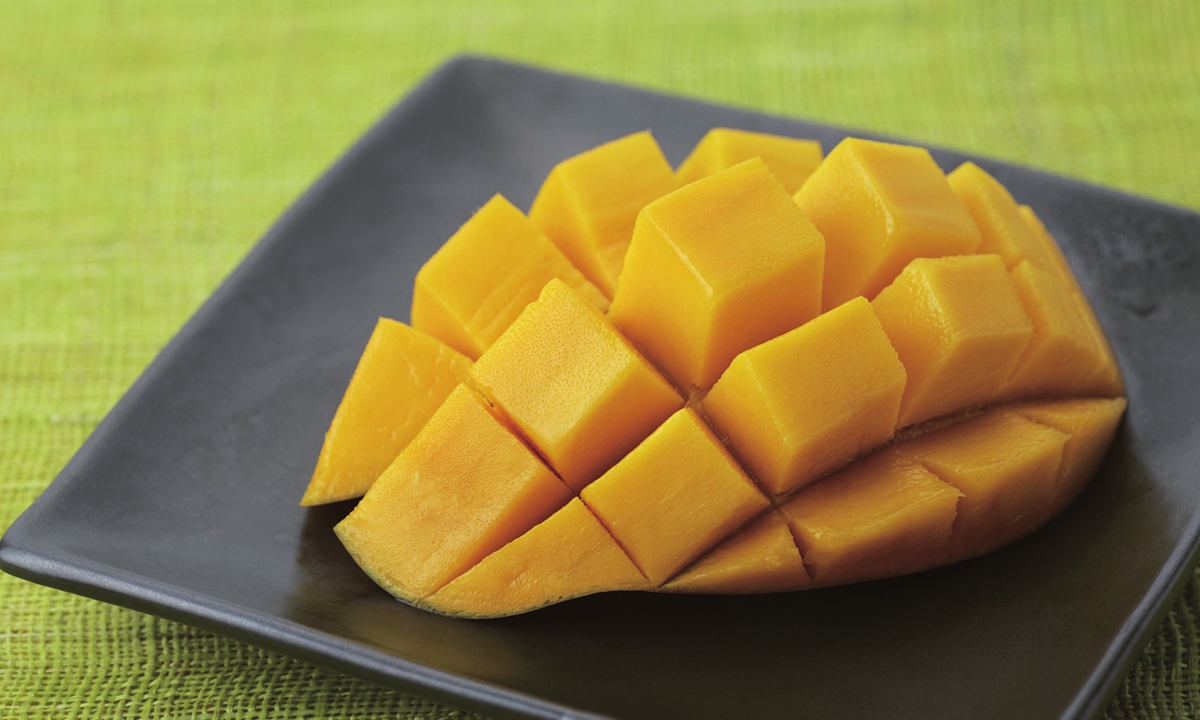 Sliced mango Photo: IC
