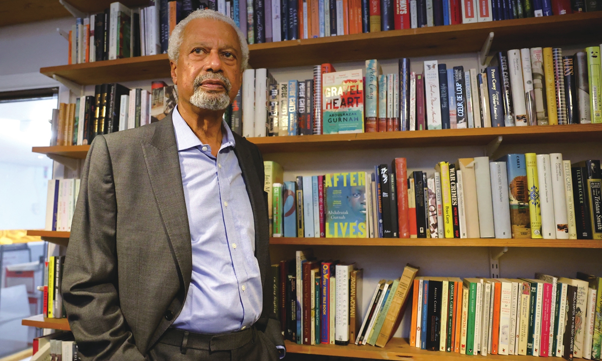 Tanzanian-born novelist  Abdulrazak Gurnah Photo: AFP