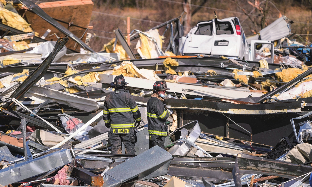 Scene of devastation Global Times