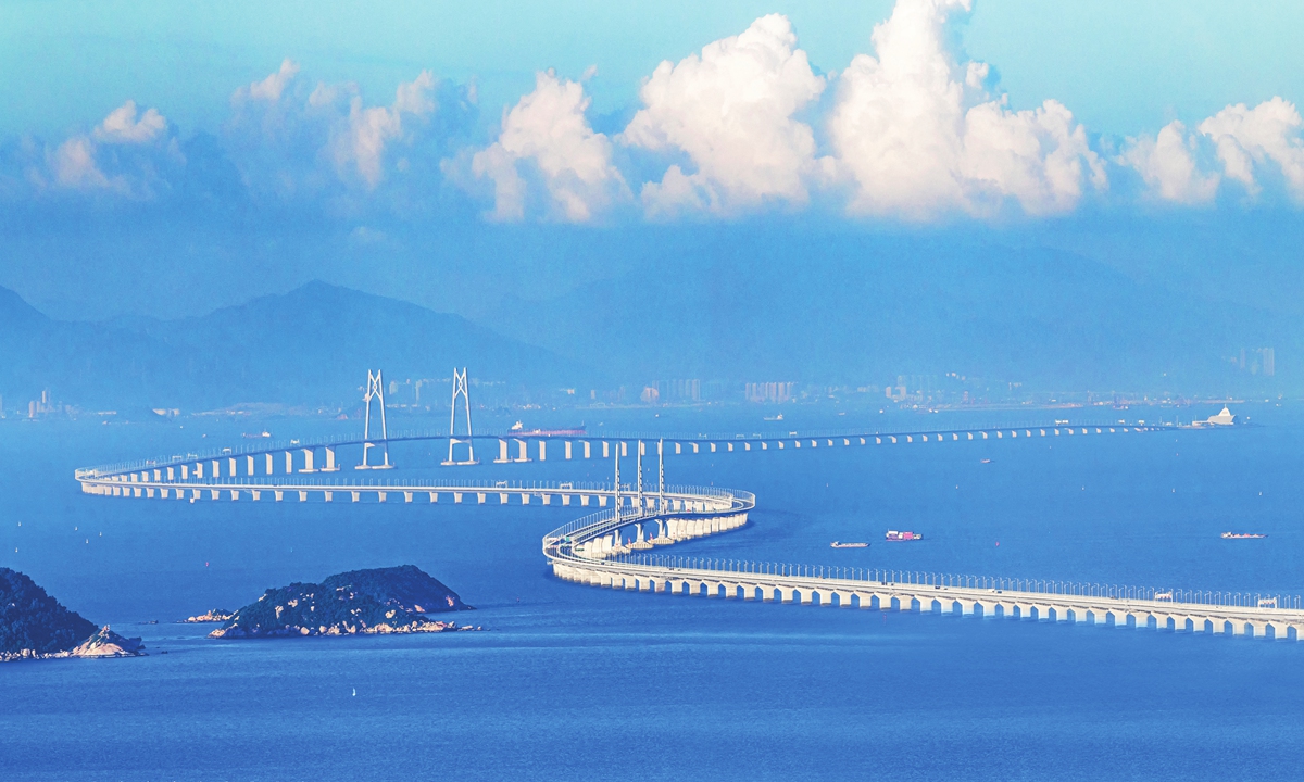 Hong Kong-Zhuhai-Macao Bridge Photo: VCG