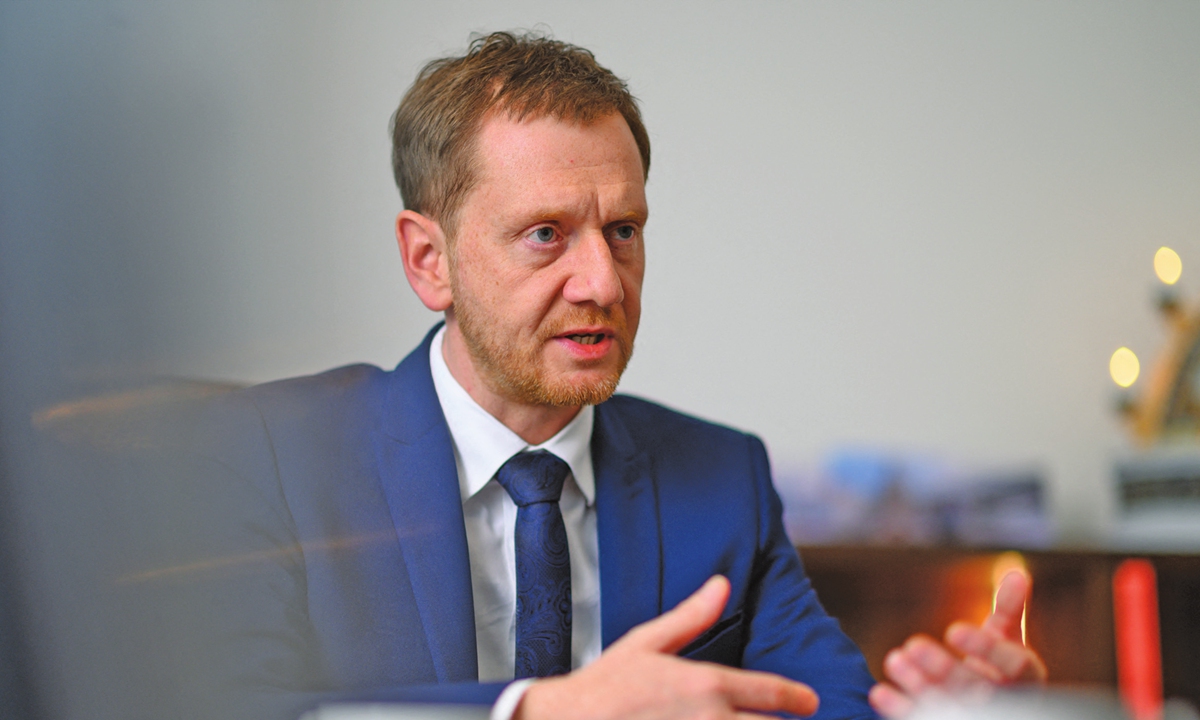 Michael Kretschmer Photo: AFP