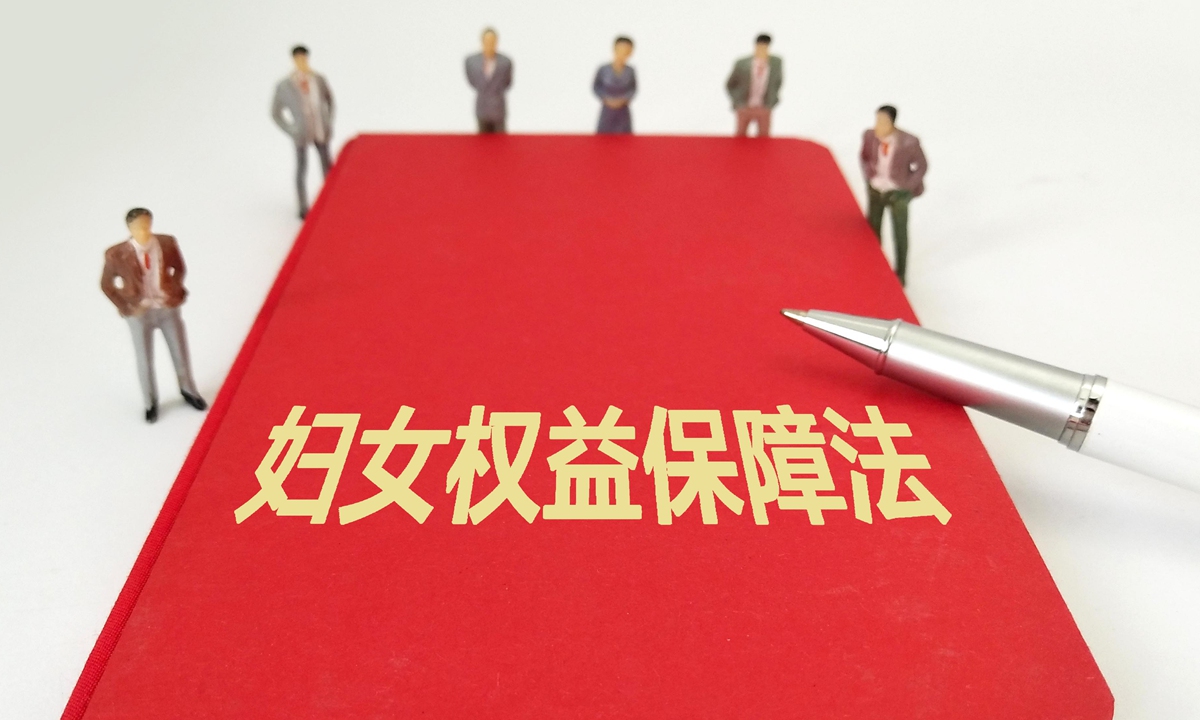 China's draft version of the Law on the Protection of Women's Rights and Interests  Photo: IC