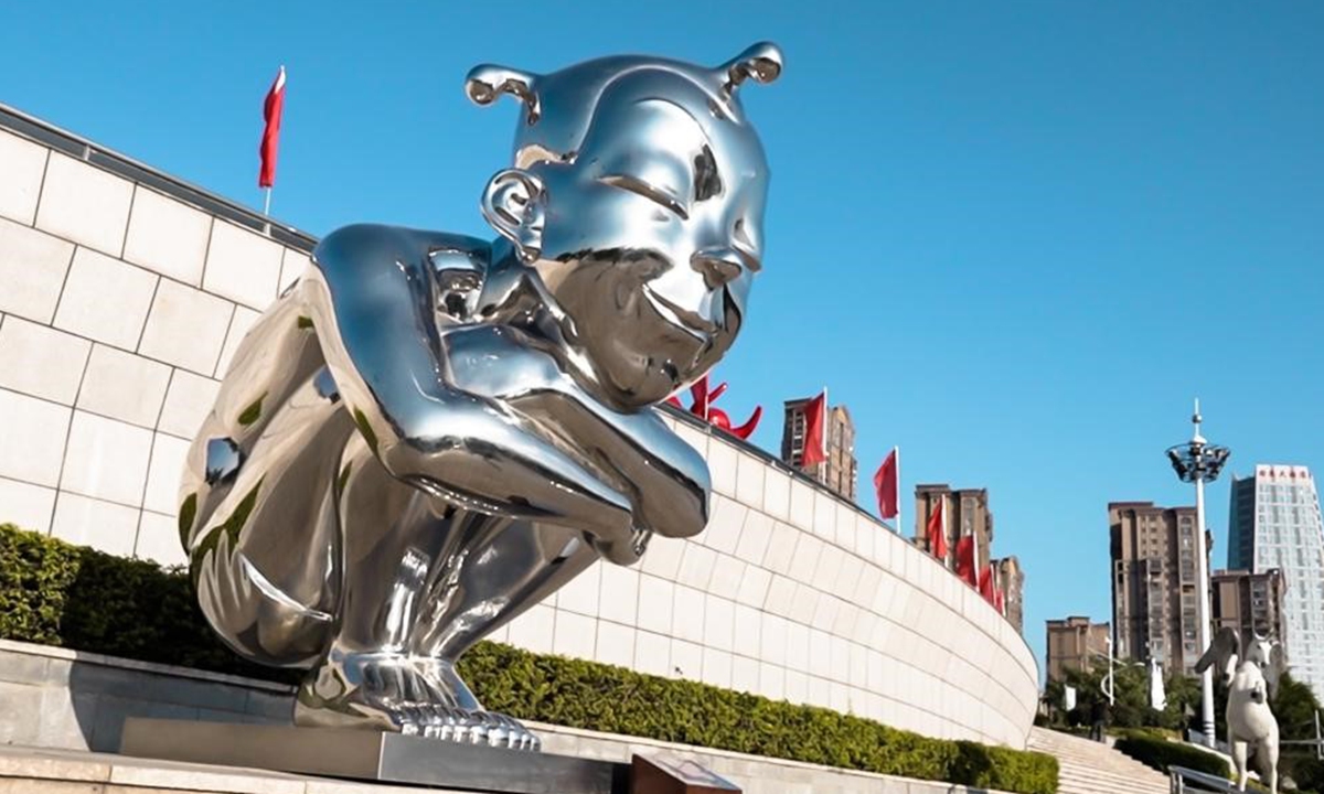 The sculpture Photo: Courtesy of Gui Sheng