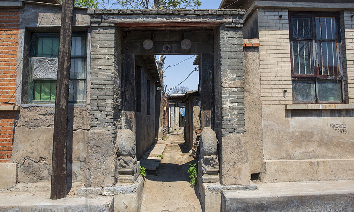 A residential house in the ancient city of Shanhaiguan district, Qinhuangdao, North China's Hebei Province Photo: VCG