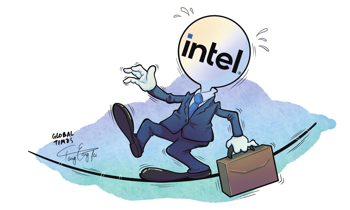 Intel apologizes, but it won't fix its damaged image in China. Illustration: Tang Tengfei/GT