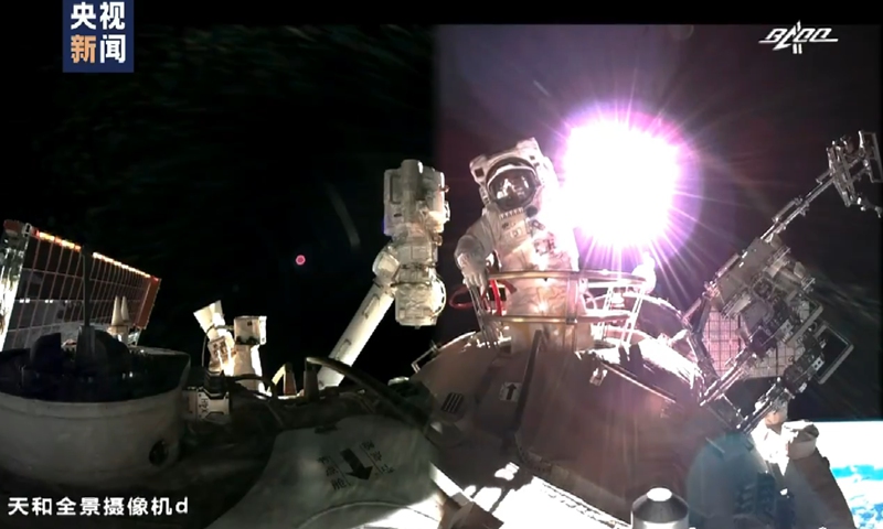 Update: Shenzhou-13 crew delivers 2nd spacewalk