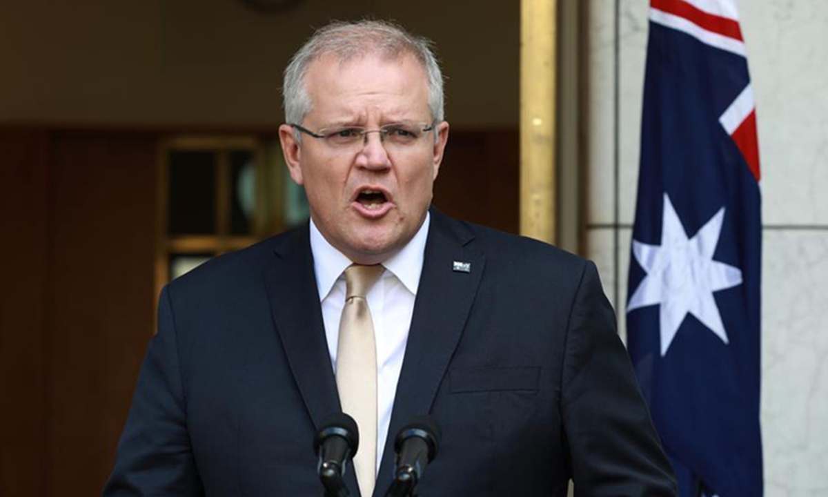 Scott Morrison Photo:Xinhua