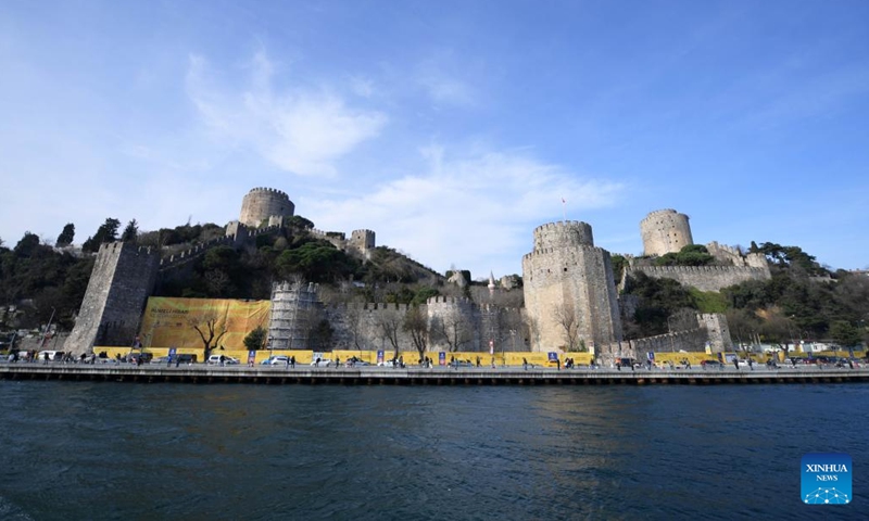 Photo taken on Dec. 26, 2021 shows a view of the Bosphorus Strait in Istanbul, Turkey. (Xinhua/Shadati)