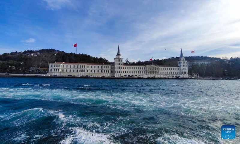 Photo taken on Dec. 26, 2021 shows a view of the Bosphorus Strait in Istanbul, Turkey. (Xinhua/Shadati)