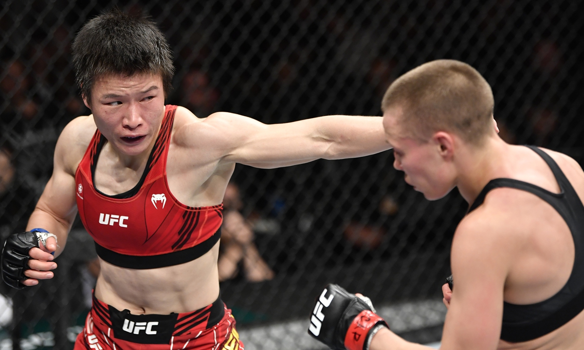 Zhang Weili Photo: VCG