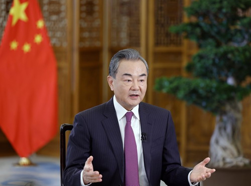 Chinese State Councilor and Foreign Minister Wang Yi Photo: mfa.gov.cn