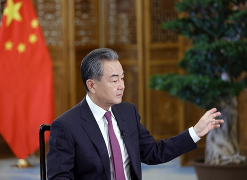Chinese State Councilor and Foreign Minister Wang Yi Photo: mfa.gov.cn