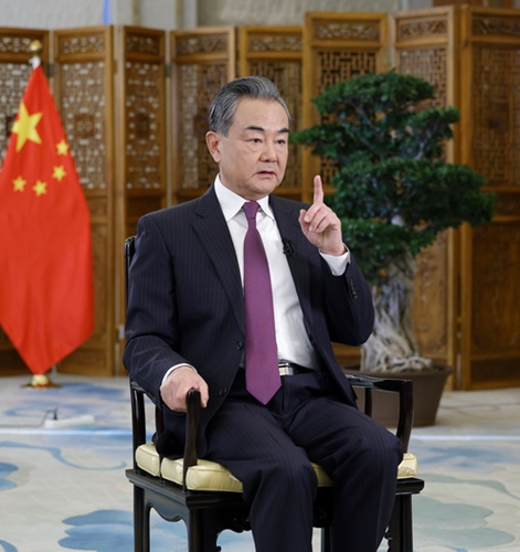 Chinese State Councilor and Foreign Minister Wang Yi Photo: mfa.gov.cn