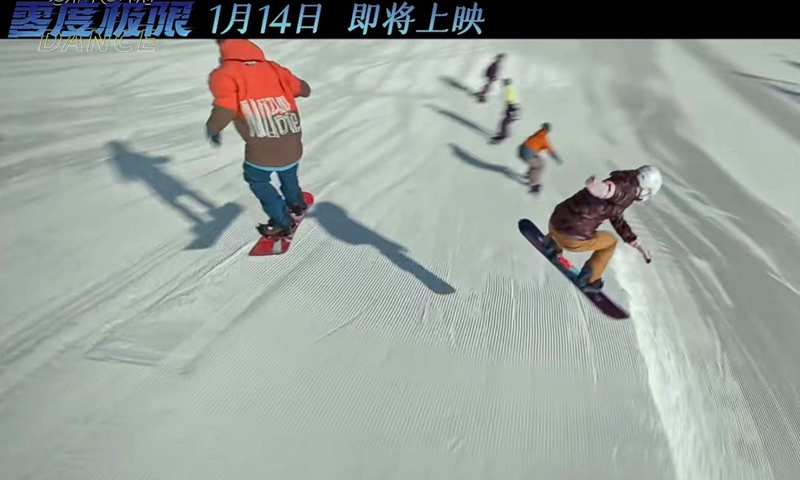 Photo: Screenshot of the official trailer of the movie <em>Snow Dance</em>