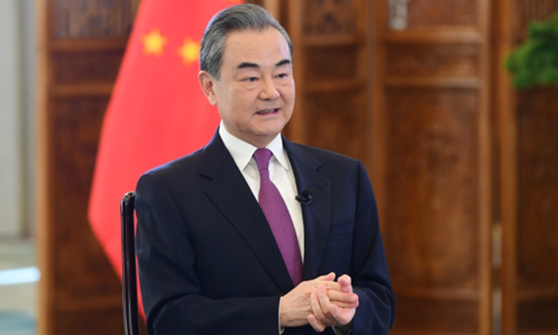 O Conselheiro de Estado e Ministro das Relações Exteriores da China Wang Yi

