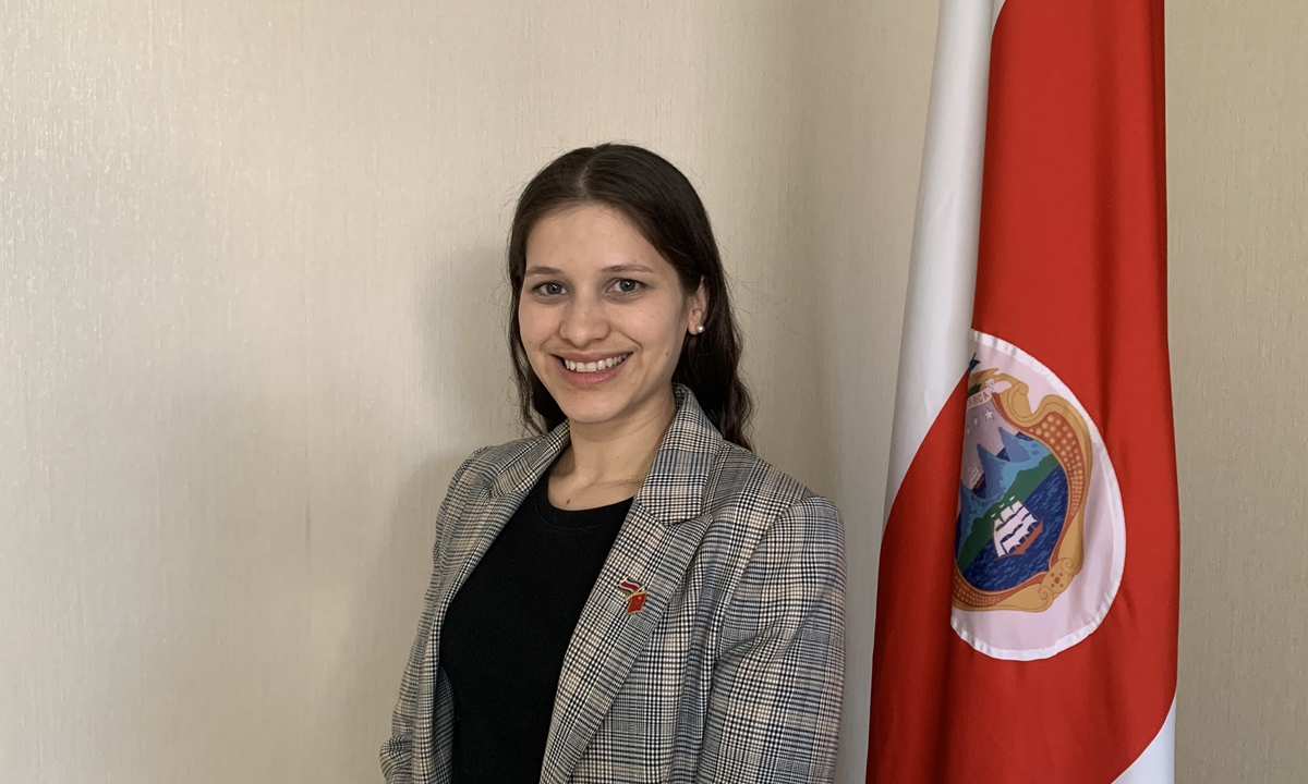 Jimena Jaen Baltodano, charge d' affaires of the Costa Rican Embassy in China Courtesy of Costa Rican Embassy in China 