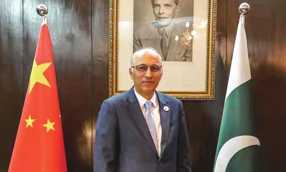 Pakistan Ambassador to China Moin ul Haque Photo: Courtesy of the Embassy of Pakistan in China