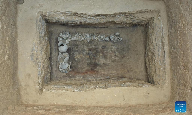 File photo provided by the Shanxi archaeology research institute shows an ancient tomb discovered in an excavation site in Shuozhou, north China's Shanxi Province. Archaeologists have discovered more than 400 tombs dating back to the Eastern Zhou Dynasty (770 B.C.-256 B.C.) and the Han dynasty (202 B.C.-220 A.D.) in north China's Shanxi Province. The excavation site in the city of Shuozhou spans 8 hectares, according to the Shanxi archaeology research institute.(Photo: Xinhua)