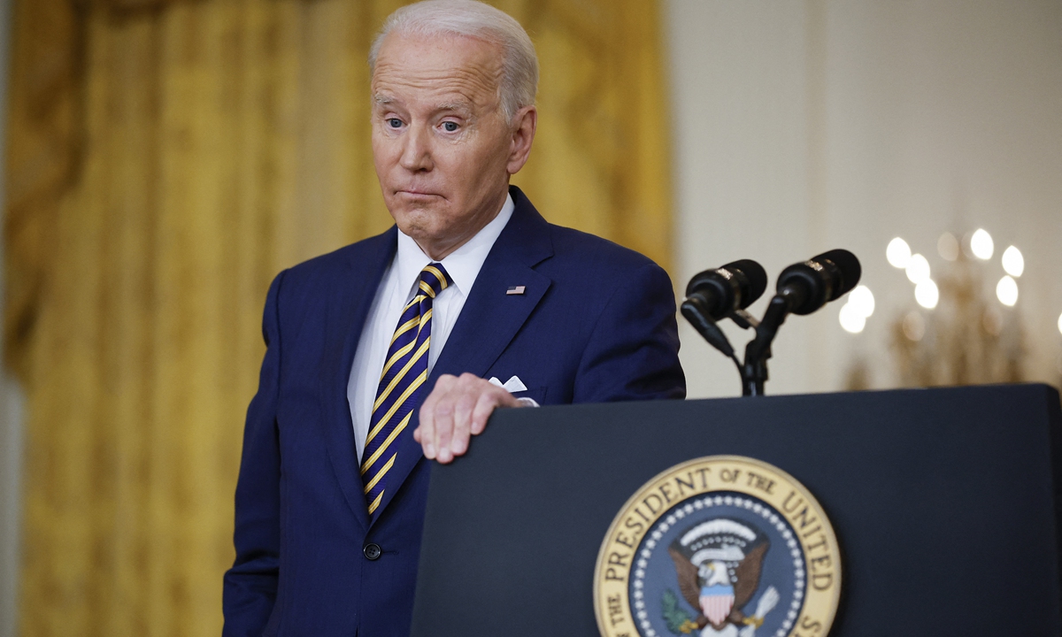 US President Joe Biden Photo: AFP
