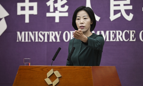 Shu Jueting, spokesperson from China's Ministry of Commerce
