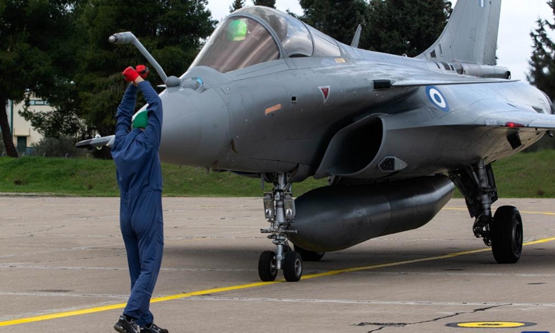 Greece receives French-made Rafale fighter jets - Global Times