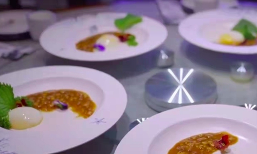 The soft-boiled egg dishes Photo:Sina Weibo 