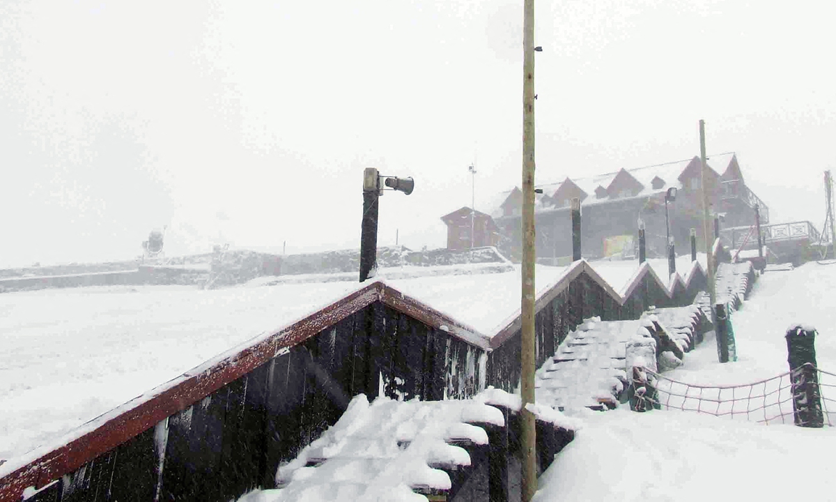 Tiffindell ski resort in the southern Drakensberg mountains of the eastern Cape province in South Africa.Photo: AFP