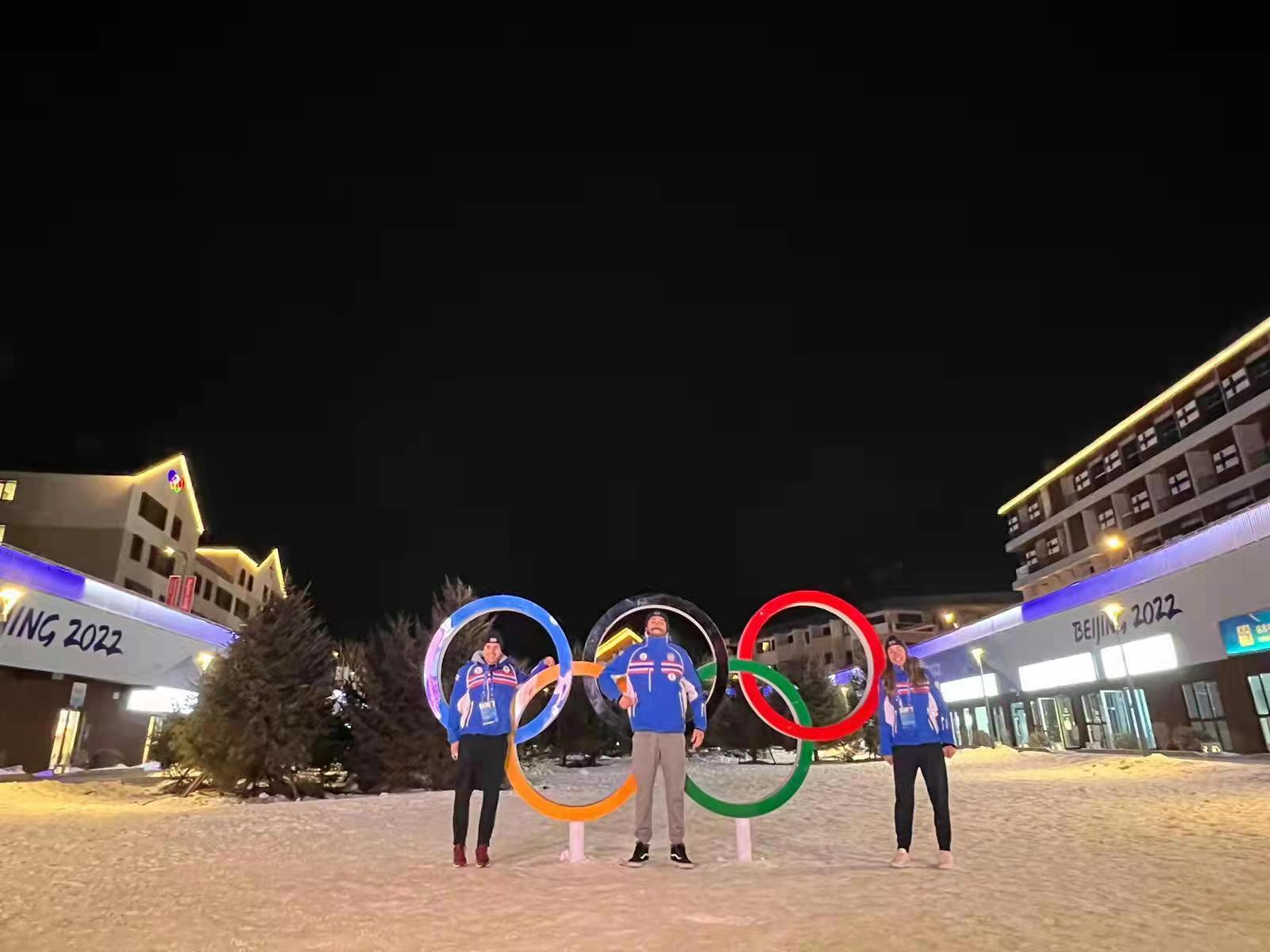 Mark Chanloung in Beijing 2022 Winter Olympics Village