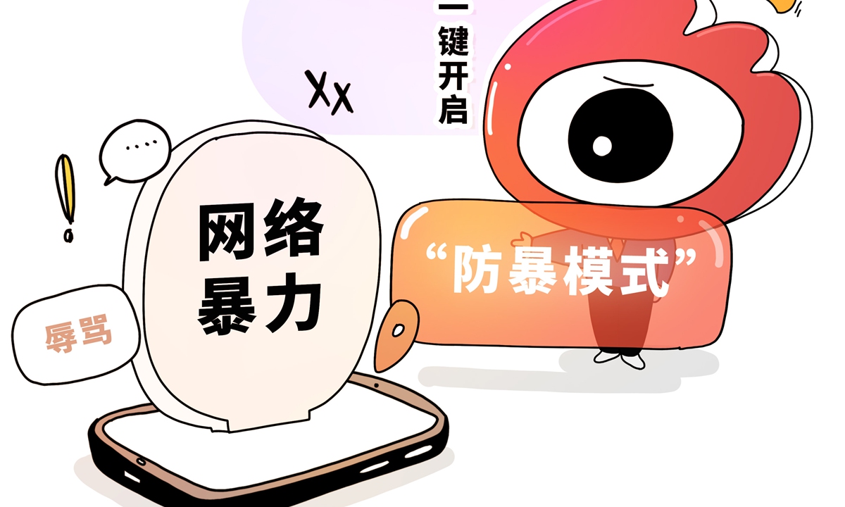 China's Twitter-like Sina Weibo said it is considering promoting a one-click removal function for all cyberbullying messages. Photo: VCG